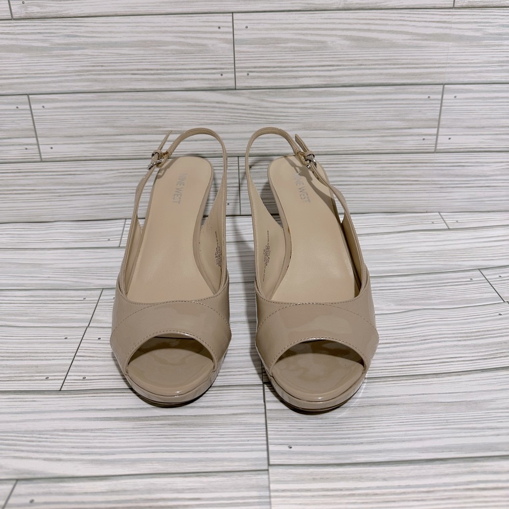 Nine West Nude Slingback 9M